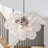 Brody 6 - Light Dimmable Swirled Glass Globe Sphere Chandelier-656191916