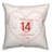 Spun Polyester Reversible Throw Pillow