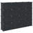 vidaXL Storage Cube Organizer Black Polypropylene Large