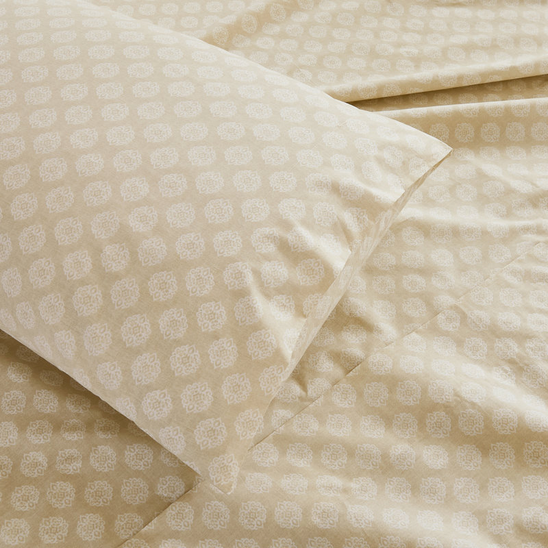 Ensemble de draps en coton Sophie, Ensemble de draps pour taille de lit simple avec d