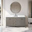 Ensemble de meuble-lavabo autoportant avec lavabo en marbre 60 po Lavallon-105275189-105275190