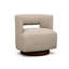 Crystle Swivel Barrel Chair-2020068239-2020068342