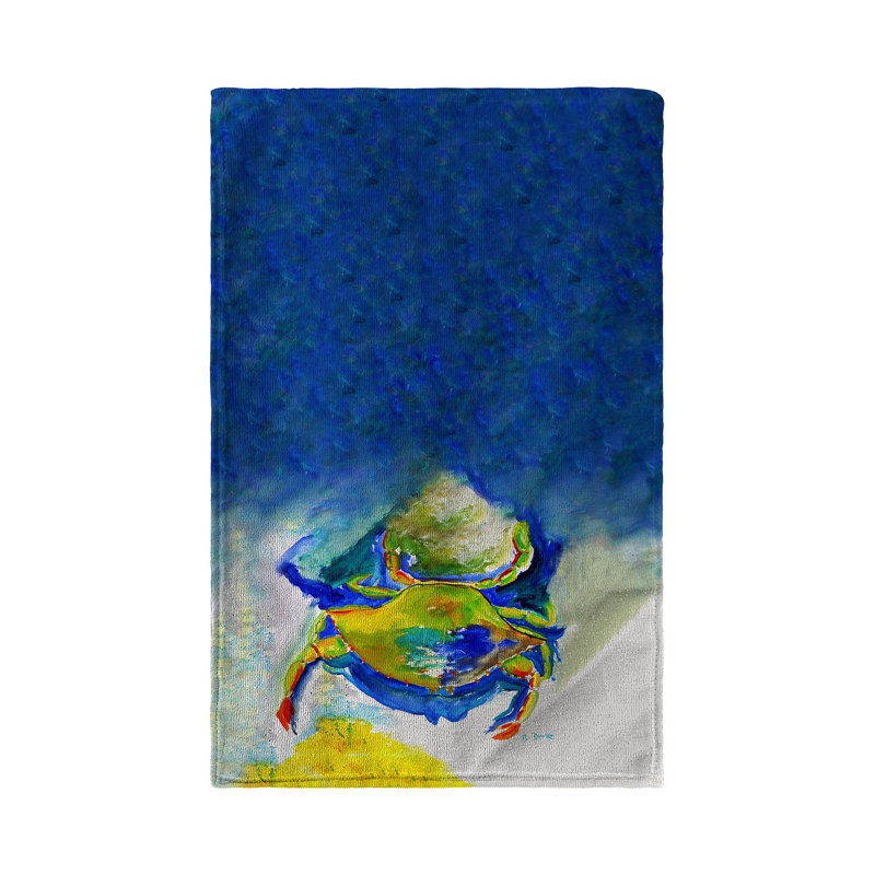 Serviette de thé crabe