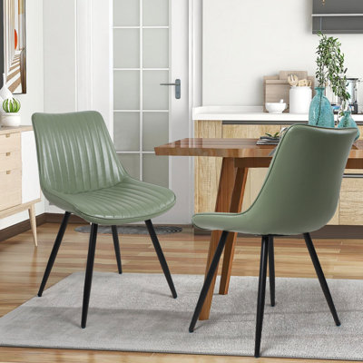 Chaises de salle à manger en similicuir pour le salon et la cuisine
