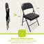 Royalford Heavy Duty Folding Padded Chair with Metal Frame Padded Seat Foldable Chair for Outdoor & Indoor Home Office Dining Easy Store Back Rest Computer Desk Chairs-124212437