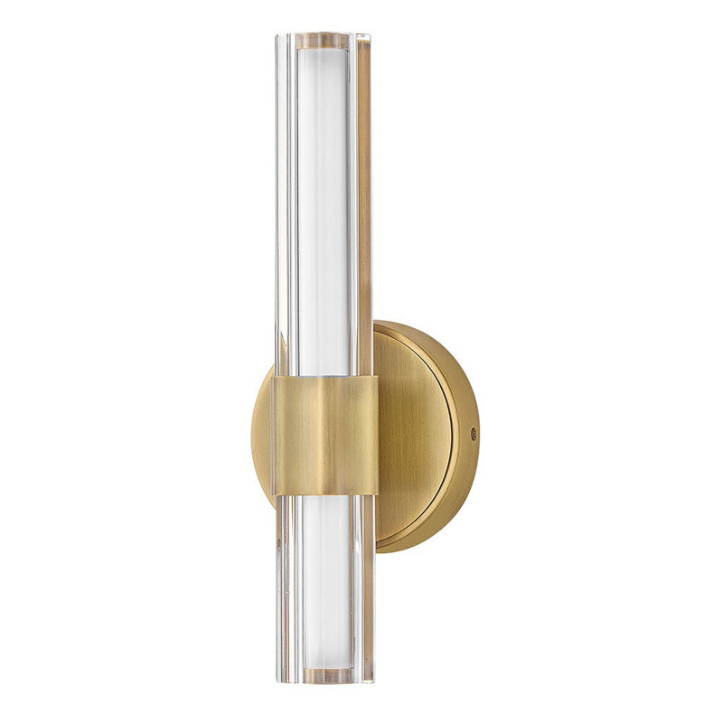 Georgette 1 - Light LED Bath Sconce, Lacquered Brass