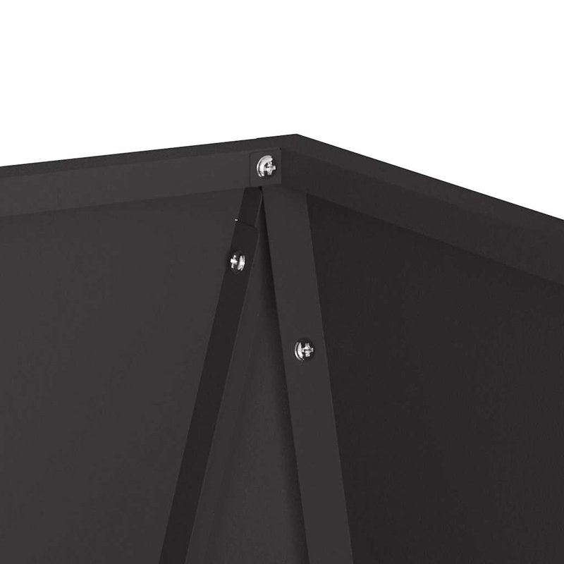 Planter Box, 75cm H x 30cm W x 30cm D, Black