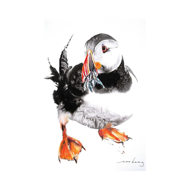 «Fish Bounty» par Soo Beng Lim - Giclée sur toile tendue avec châssis, H 26 po x l 18 po x 1,5 po