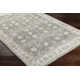 Delyse Oriental Machine Made Power Loomed Polyester Area Rug in Olive/Gold/Beige/Gray