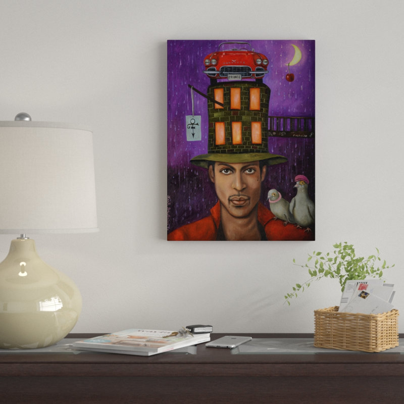 « prince », reproduction sur toile tendue, H 19 po x l 14 po x P 2 po