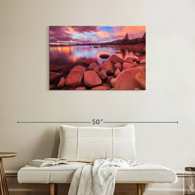 Alvord, teinte rose du lac Tahoe, H 24 po x l 36 po