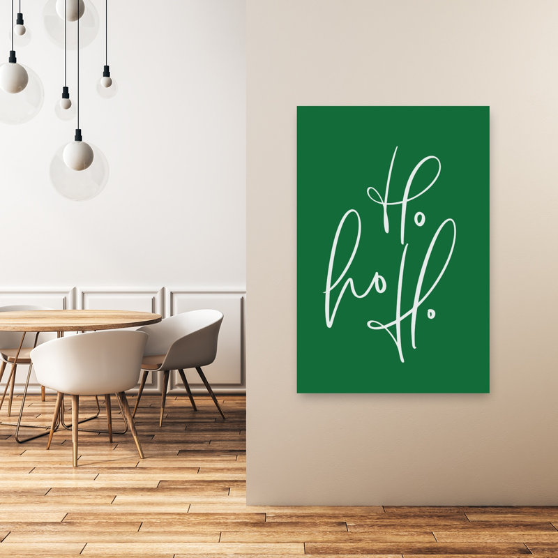 Festive Ho Ho Ho, 48" H x 32" W