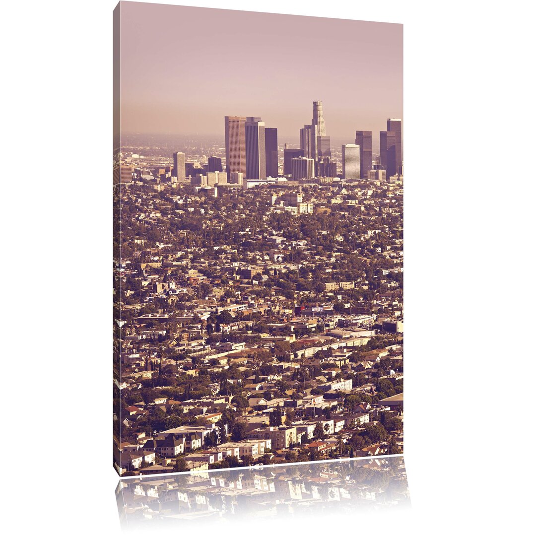 Leinwandbild Los Angeles City Großstadt, Fotodruck