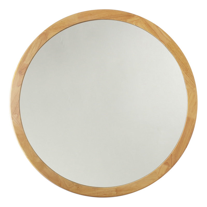 Hollands Wood Wall Mirror, 28.15" x 28.15"