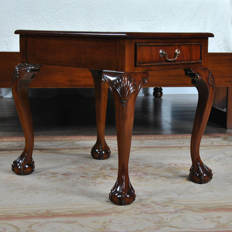 Conneaut Solid Wood End Table with Storage