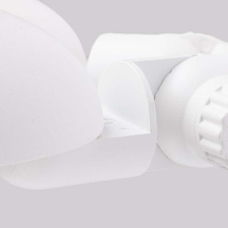 White Dual Head LED Outdoor Security Flood Light