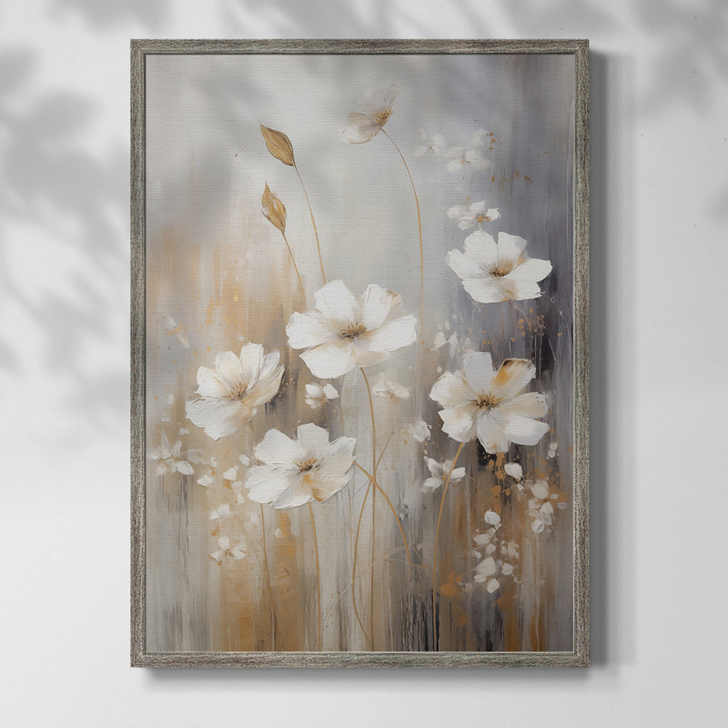 Reproduction encadrée FLORAL Series CCCCXII - bois massif, H 21 po x l 17 po