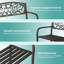 Banc de jardin en fer Efird-1596371950