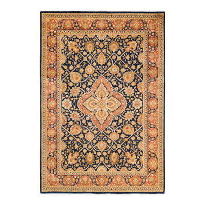 Classic One-of-a-Kind 6' 1" x 9' 0" Hand Knotted Area Rug