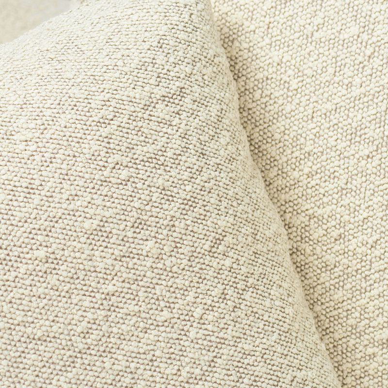 2 - Piece Upholstered Sectional, Right Hand Facing, Beige Boucle