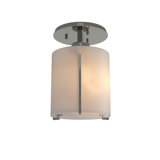 Exos 1 - Light 6" Simple Cylinder Semi Flush Mount