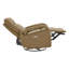 Fauteuil inclinable électrique pivotant en cuir véritable Grain (ensemble de 2)-121435815