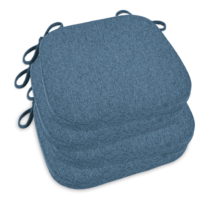 Indoor 1.5'' Dining Chair Seat Cushion, Blue