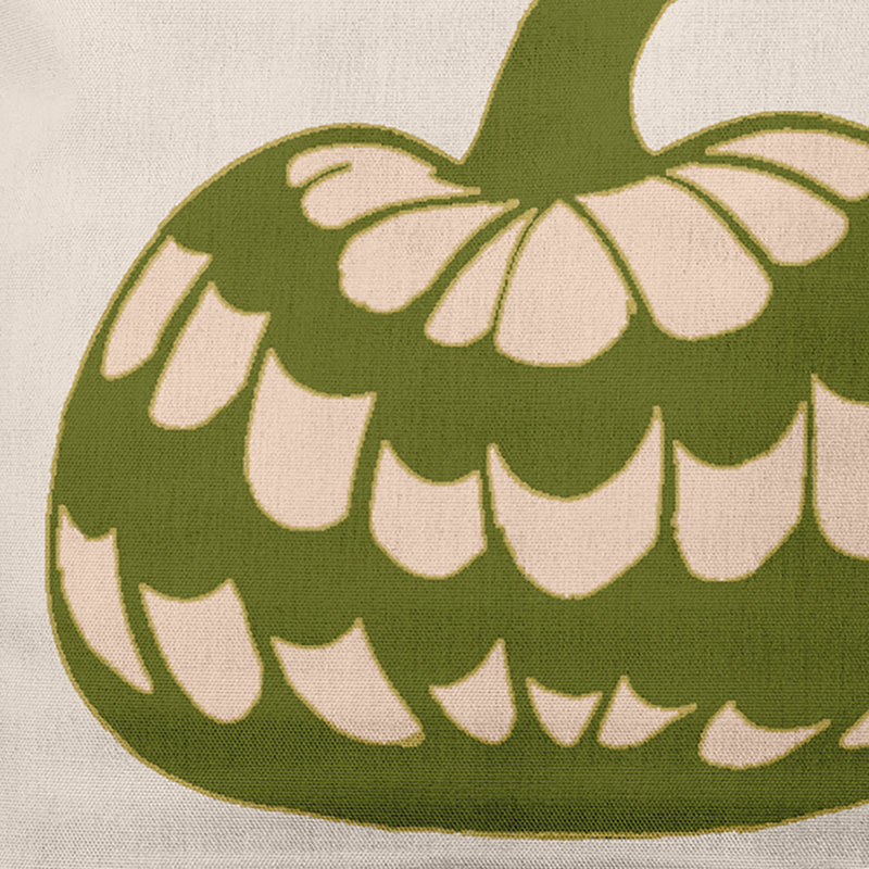 Coussin décoratif citrouille Perfection, Olive, 18 po x 18 po
