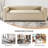Beatryce 80" Genuine Leather Tuxedo Arm Sofa-1586809091