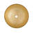 Fine Fixtures Modern Glass Vessel Round 16 X 16 In Gold