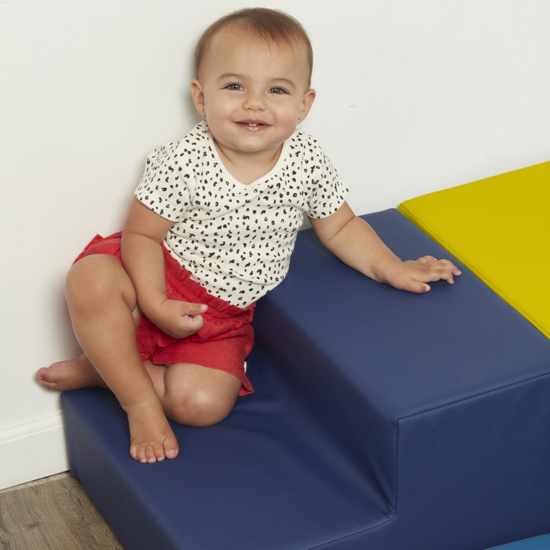 Tapis d'escalade SoftScape, Bleu/rouge