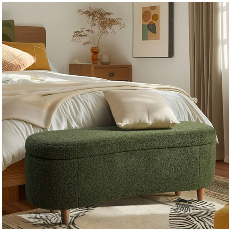 Banc de rangement Boucle, Vert