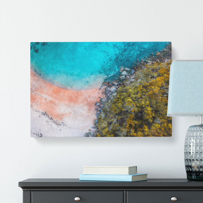 A Beach In Sydney Australia - Wrapped Canvas Painting, 40cm H x 60cm W x 3cm D