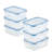 Easy Essentials™ Food Storage - Set of 6 Containers and 6 Lids