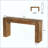 Versatile End Table,Compact Console Table,Wood Coffee Table-686408150
