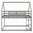 Low Bunk Bed, House Bed With Ladder