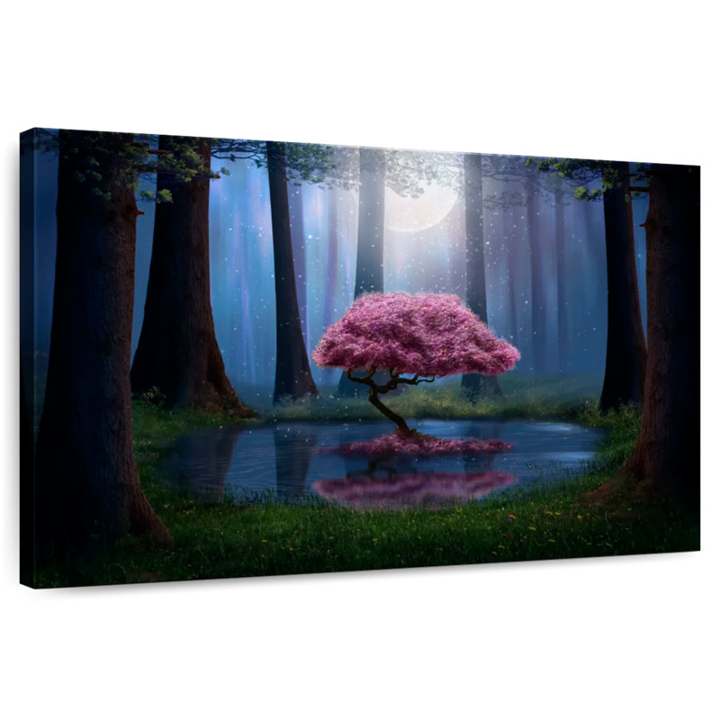 Arbre rose enchanté Kelan, H 26 po x l 39 po