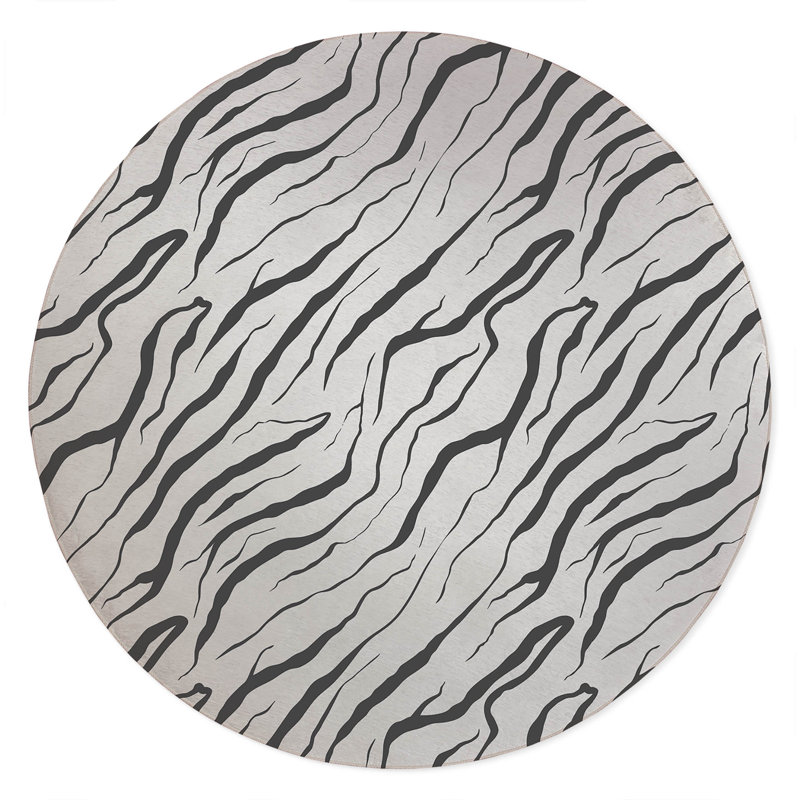 Tapis de jeu pour enfants Lush Cracks, Ivoire/gris anthracite