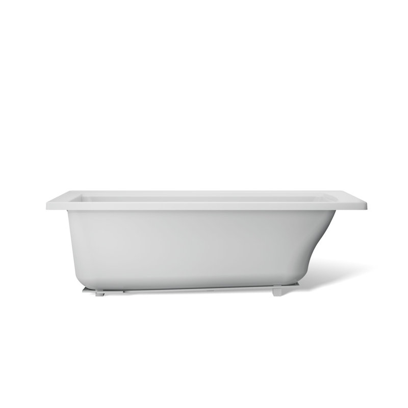 Archer 60" x 30" Soaking Bathtub, Ice Gray