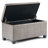 Dover 36"W Upholstered Contemporary Rectangular Storage Ottoman with Lift Top-538283809