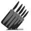 Tower Damascus 6 Piece Stainless Steel Knife Block Set
