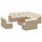  Garden Sofa Set Beige