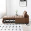 Fauteuil futon de 39 po de large à dossier coussiné 39 po-1951467145