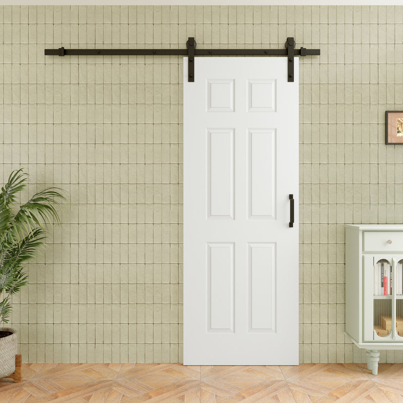 Porte de grange coulissante en bois 80 pi avec 80 po, 30 po x 80 po