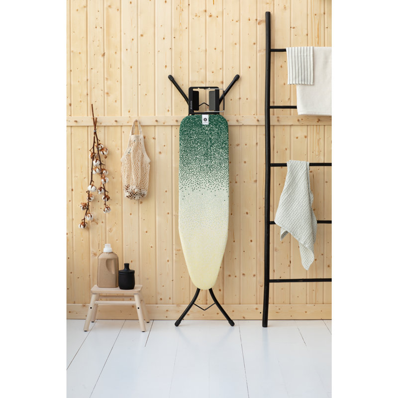 Brabantia Size A Ironing Board with Steam Iron Rest, New Dawn