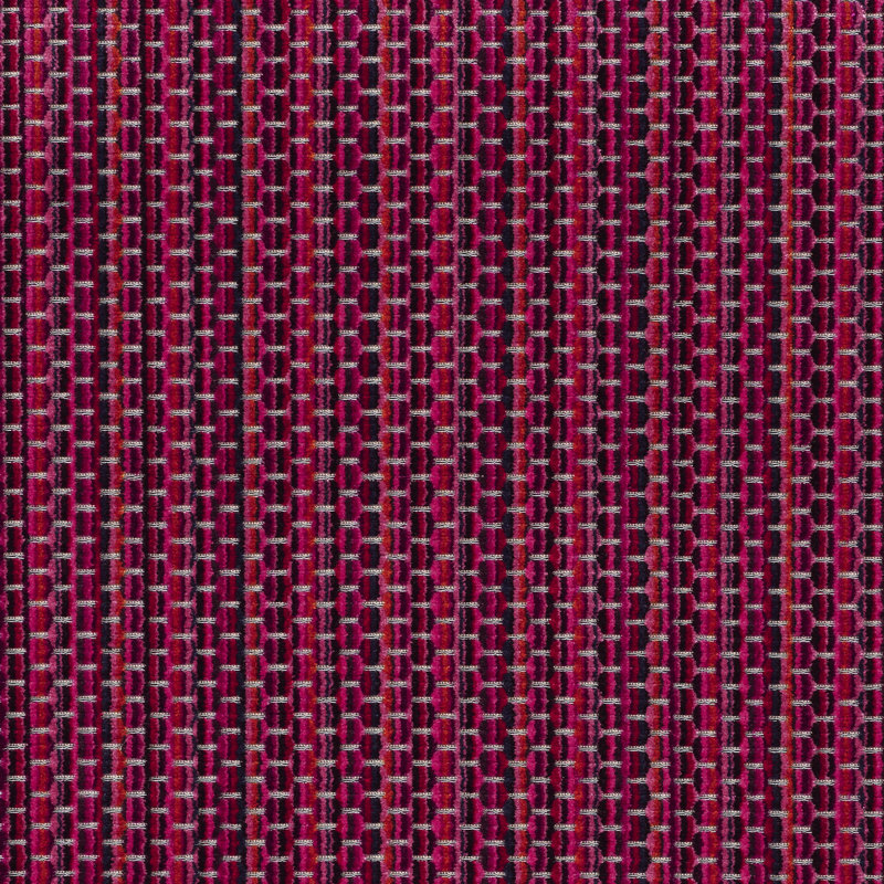 Tissu en velours Downtown, Grenat