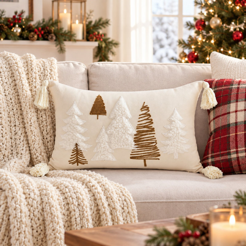 Housse de coussin lombaire 12 po x 20 po
