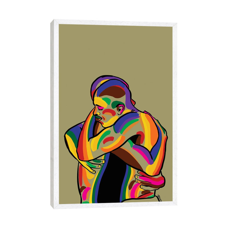 Love Is Love by NoelleRx - Print on Canvas, White Framed, 66.04 cm H x 45.72 cm W
