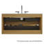 Meuble-lavabo simple 36 po avec dessus en céramique avec trop-plein Derrance, pré-assemblé-2025746523-2075475025