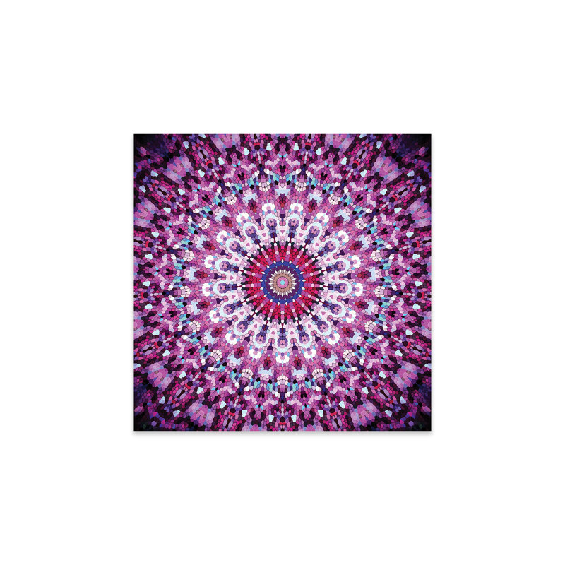Arabesque - océan mystique sur plastique / acrylique par Monika Strigel Print, Mauve